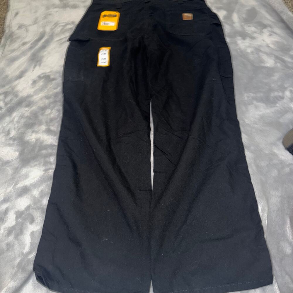 Carhartt Black Loose Fit Canvas Utility Work Pants Men’s 40x32 Cargo